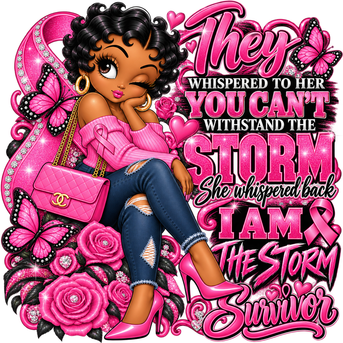 Breast Cancer Awareness Shirt | Pink Ribbon Supporter & Survivor Tee | Supporting Fighters, Honoring Survivors & Never Giving Up Hope