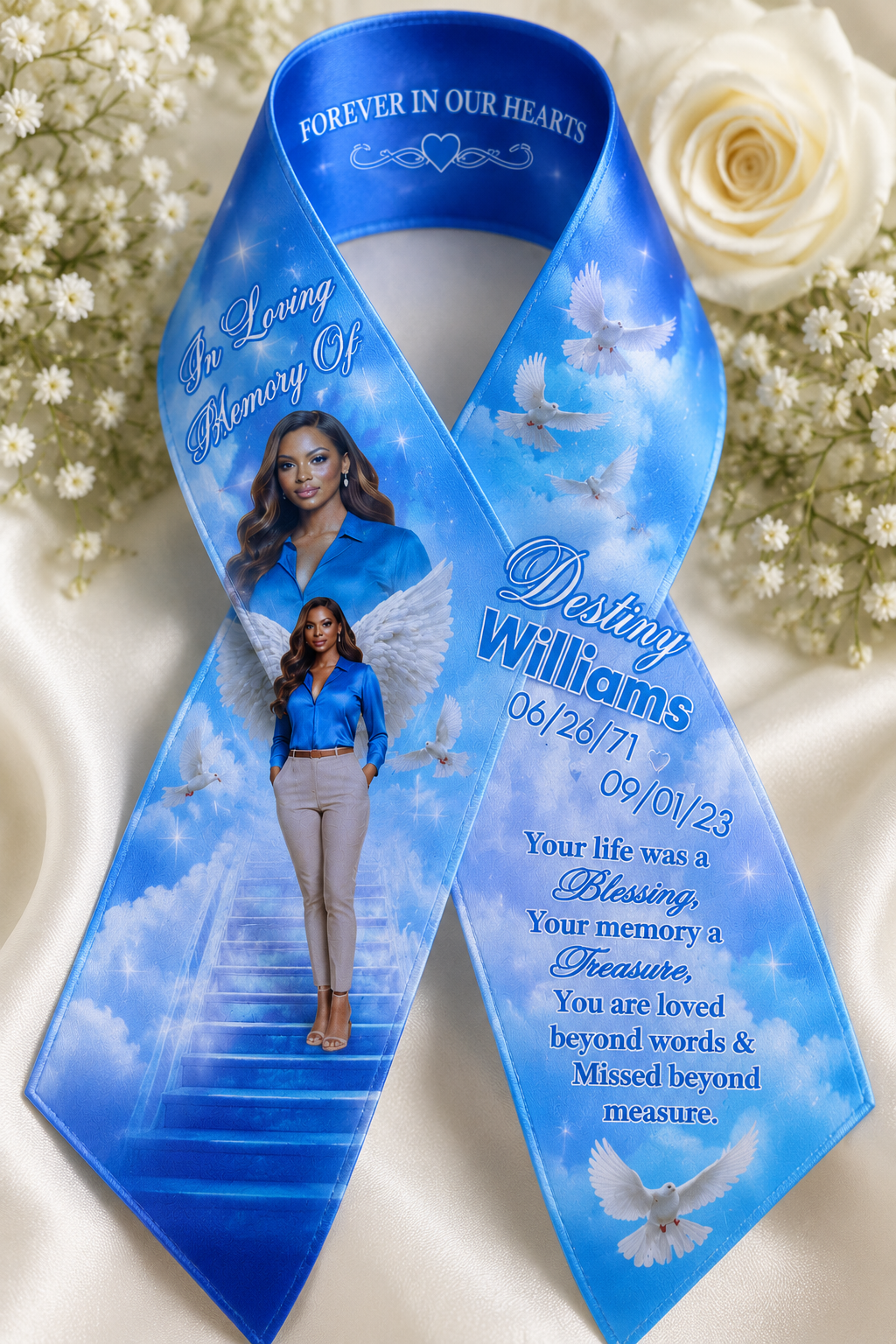 Memorial Ribbon: Forever in our Hearts